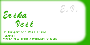 erika veil business card